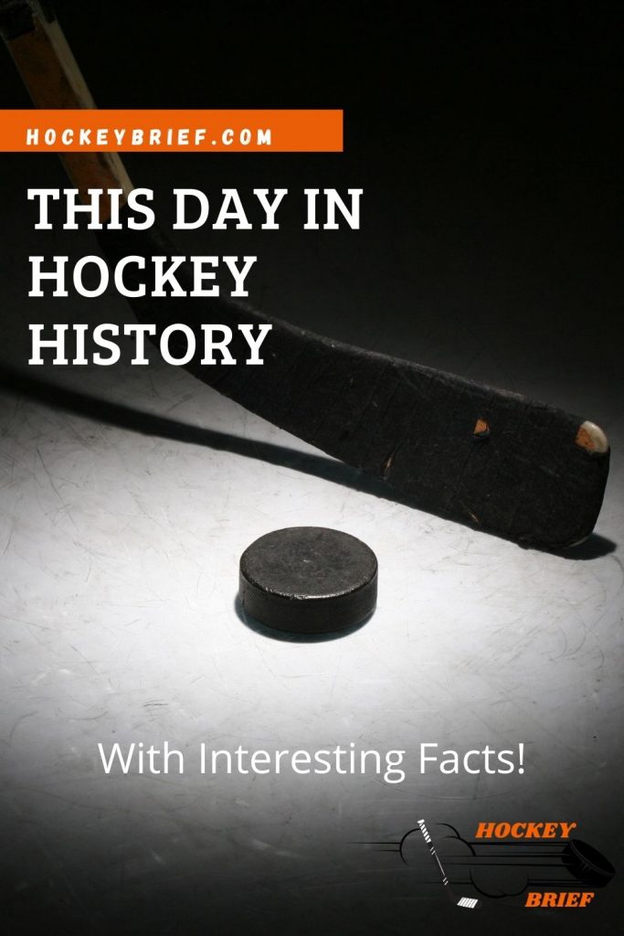This Day In Hockey History