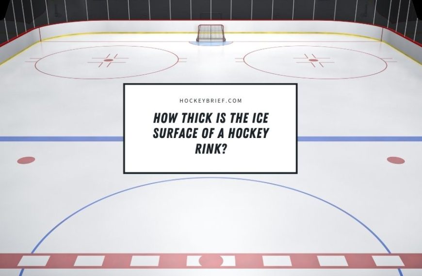 How Thick Is The Ice Surface Of A Hockey Rink?